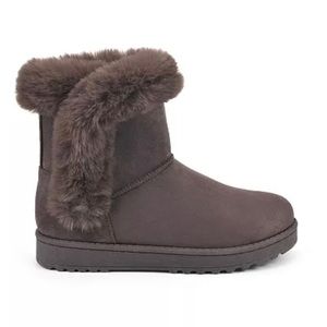 So Paulina fur boots